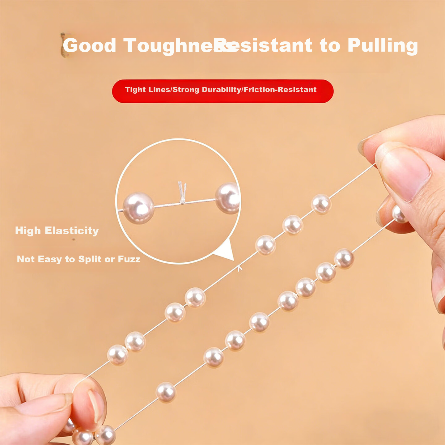 Shayanxi Green Elastic Beaded Bracelet Cord Durable Flat Elastic Thread for Beading Crystal Jewelry String 9
