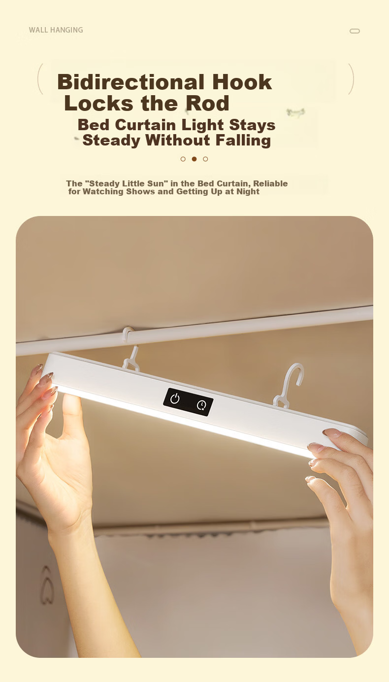 Coolfire Desk Lamp Dorm Lamp Bedside Lamp Night Light Magnetic Reading Eye Protection Hanging Lamp Bed Use Coolfire Light 2