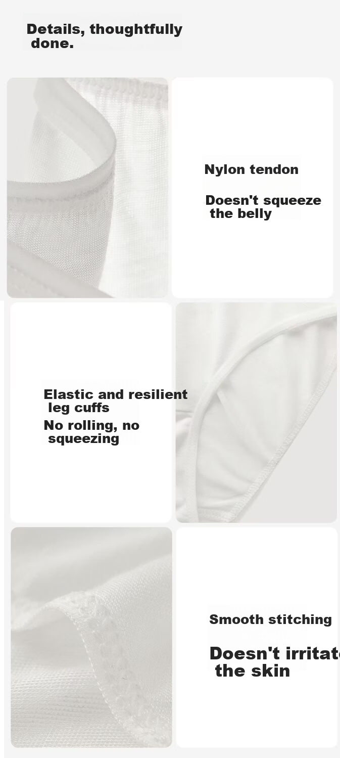 Yalu Disposable Women's Cotton Crotch Underwear 7-Pack Individually Wrapped Double-Layer Wash-Free Maternity Travel Vacation 11
