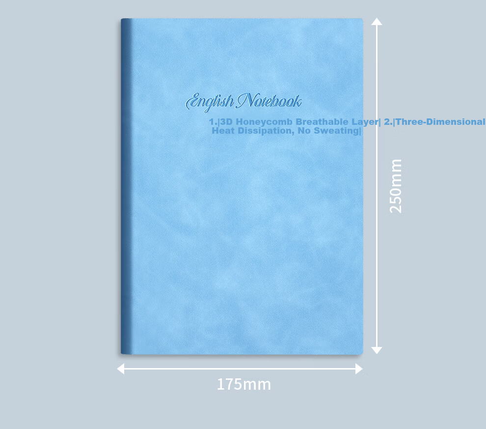 Zolan Zhe [Back to School Essential] B5 Thick 360-Page Softcover English Notebook for Middle and High School Students, 16K Four-Line Three-Grid Homework and Classroom Practice English Notebook 4