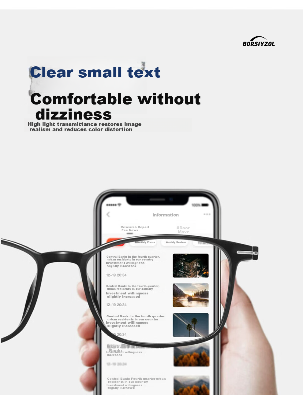 BoshiZhe Reading Glasses for Men and Women JD Self-operated Official Genuine 8013 Coated Black +4.00 Diopter 9