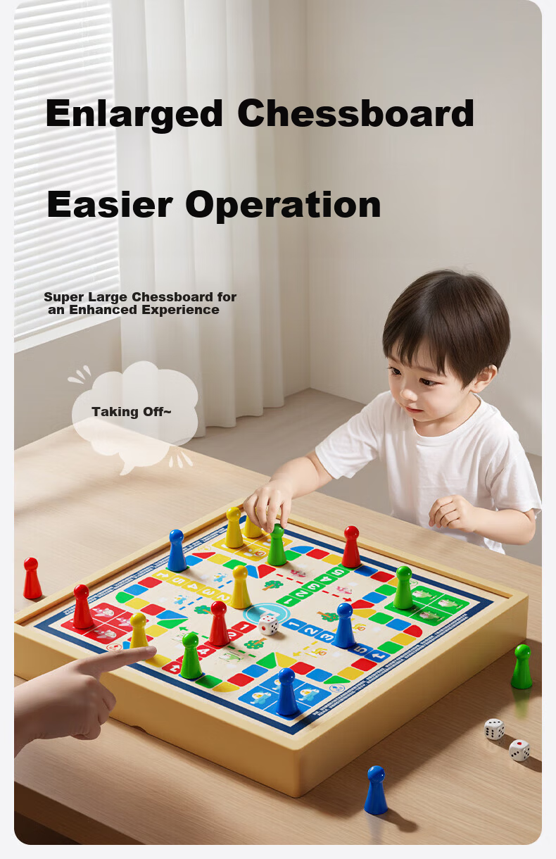 Floating Magnetic Multi-Functional Chessboard All-in-One Game Set Student Educational Toy Gomoku Children's Day Gift 7