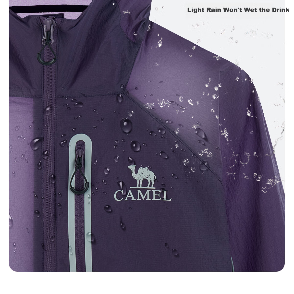 Camel Iceberg Sunscreen Jacket Pro Wang Junkai Edition Cooling Waterproof UV Protection Lightweight Skin Jacket M35BK07069 12