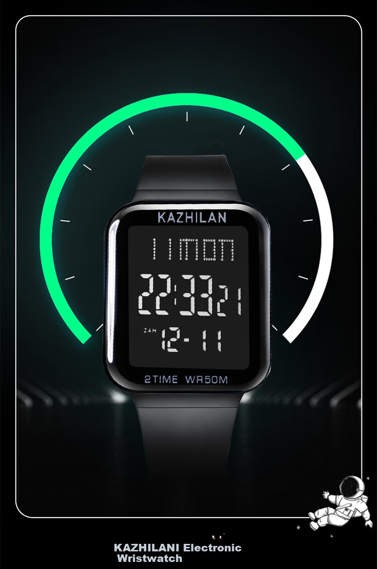 COJR Middle and High School Student Stopwatch Watch Boys Electronic Sports Waterproof Luminous 10