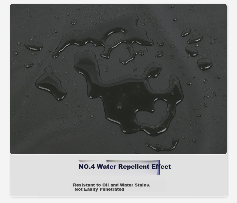 BAIGE Waterproof Apron Thickened Oil-Resistant Acid-Base Resistant PVC Double-Layer Composite Black and Red Sleeveless CW211492 8