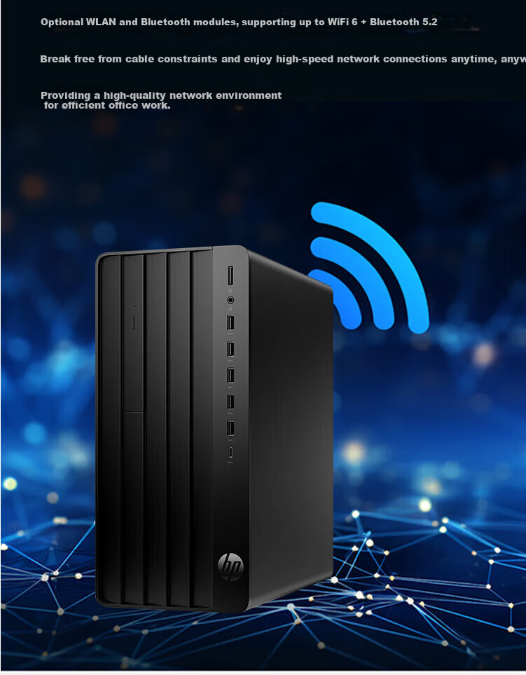 HP Desktop Computer 288 G9E Commercial Office Computer (I7-14700, 16GB RAM, 1TB SSD, Integrated Graphics) Customized 9