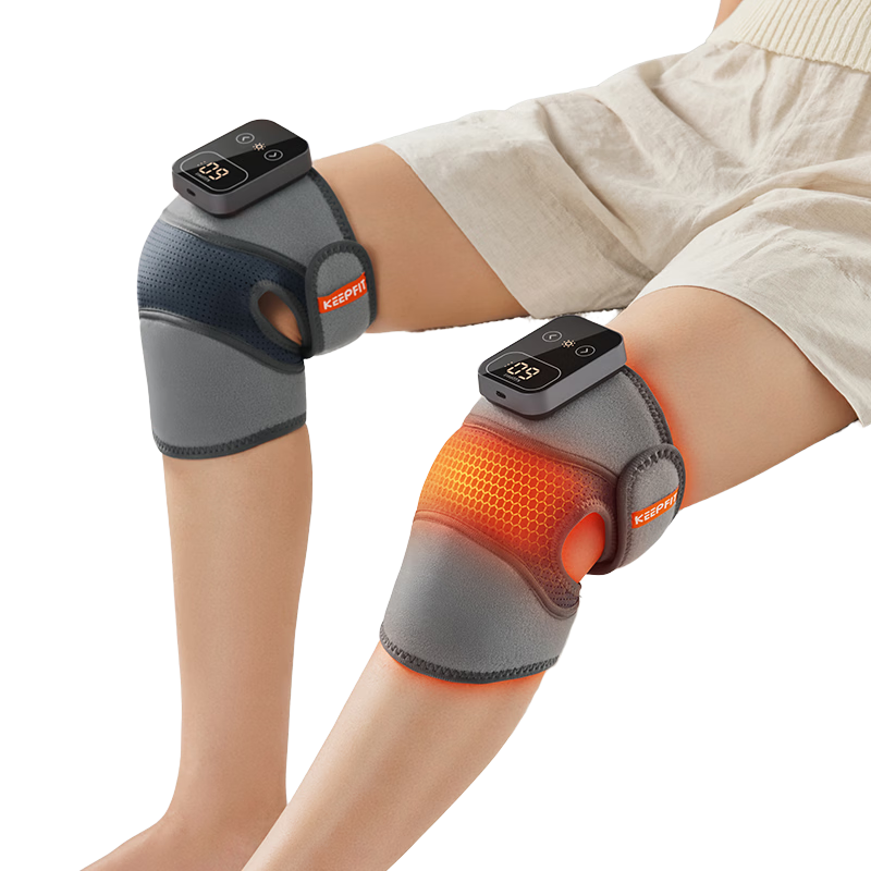 Kepufei Knee Heating Therapy Device, Knee Joint Leg Massage Instrument, Heated Knee Brace, Moxibustion, Warmth, Birthday Gift for Parents