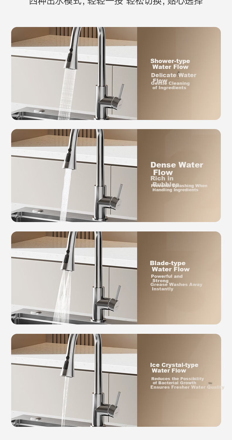 HIGOLD Kitchen Sink Stepped 304 Stainless Steel Left Drain Large Single Bowl 770*440mm Undermount Sink 14