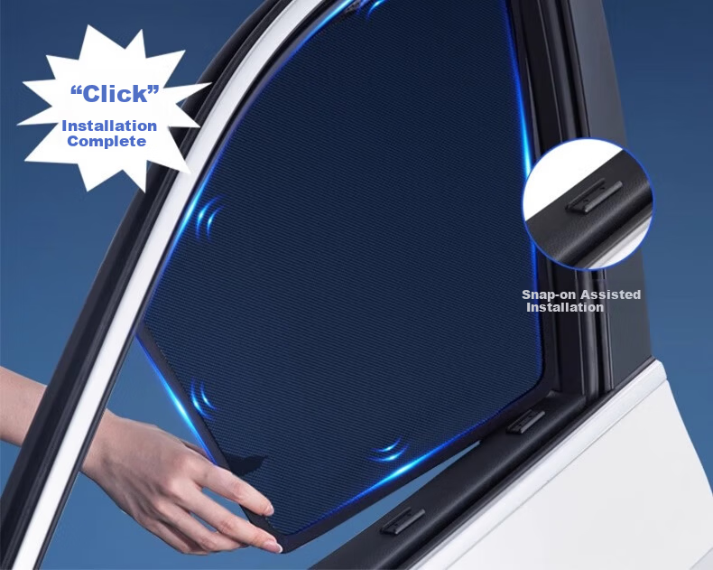 AUTOWOEL Car Sunshade Window Shade for Heat Insulation, 2026 New Model In-Car Privacy Curtain with Magnetic Sides for Babies And Infants 25