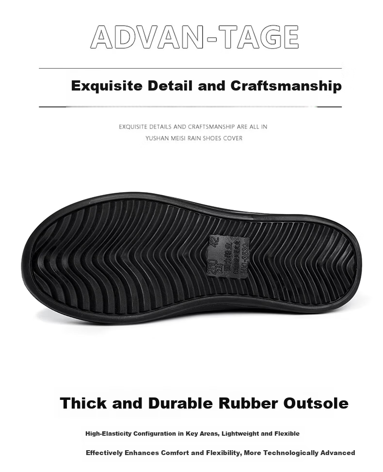 Warrior Men's Waterproof Low-Cut Kitchen Shoes Rain Boots Water Shoes Rubber Shoes 3539 Black Size 38 7