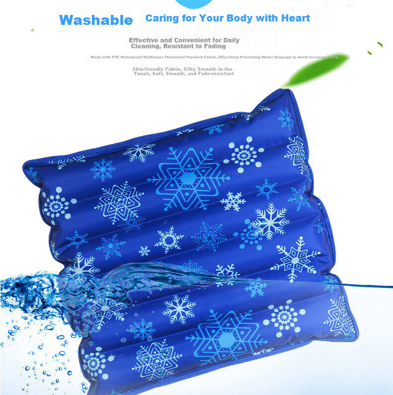 Fuman Cooling Water Pad Ice Seat Cushion for Hospitalized Elderly Patient Care Cooling Water Bag Student Office Chair Cushion 4