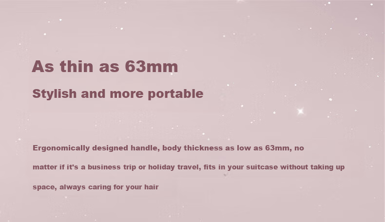 FLYCO High-Speed Hair Dryer Portable Negative Ion Hair Care Blow Dryer for Home Dormitory Fast Drying Gift for Girls Galaxy Star Ring FH6371 Color Random 7