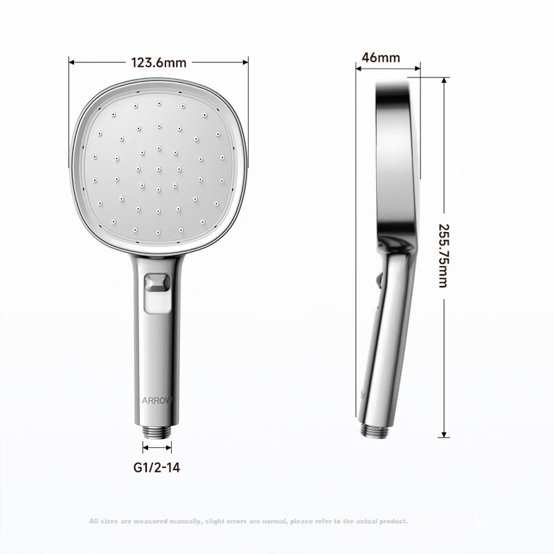 ARROW Self-Cleaning Multifunction Large Panel Handheld Shower Head High-Pressure Single Head AE58162CP