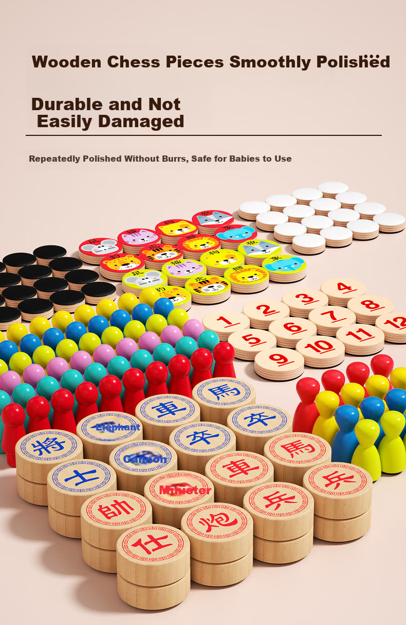 Fuhai Magnetic 40-in-1 Flying Chess and Gomoku Educational Toy for Kids Ages 5-10 Birthday Children's Day Gift 7