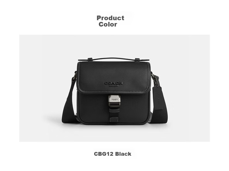 COACH Men's RACER Handheld Shoulder Crossbody Bag CBG12 Gift 2