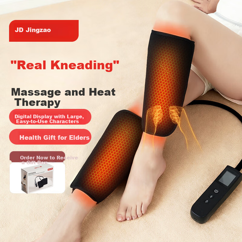 JD Original Leg Massager with Heat Therapy And Electric Heating, Warm Calf Muscle Kneading And Physiotherapy Device, Birthday Gift for Parents And Elderly