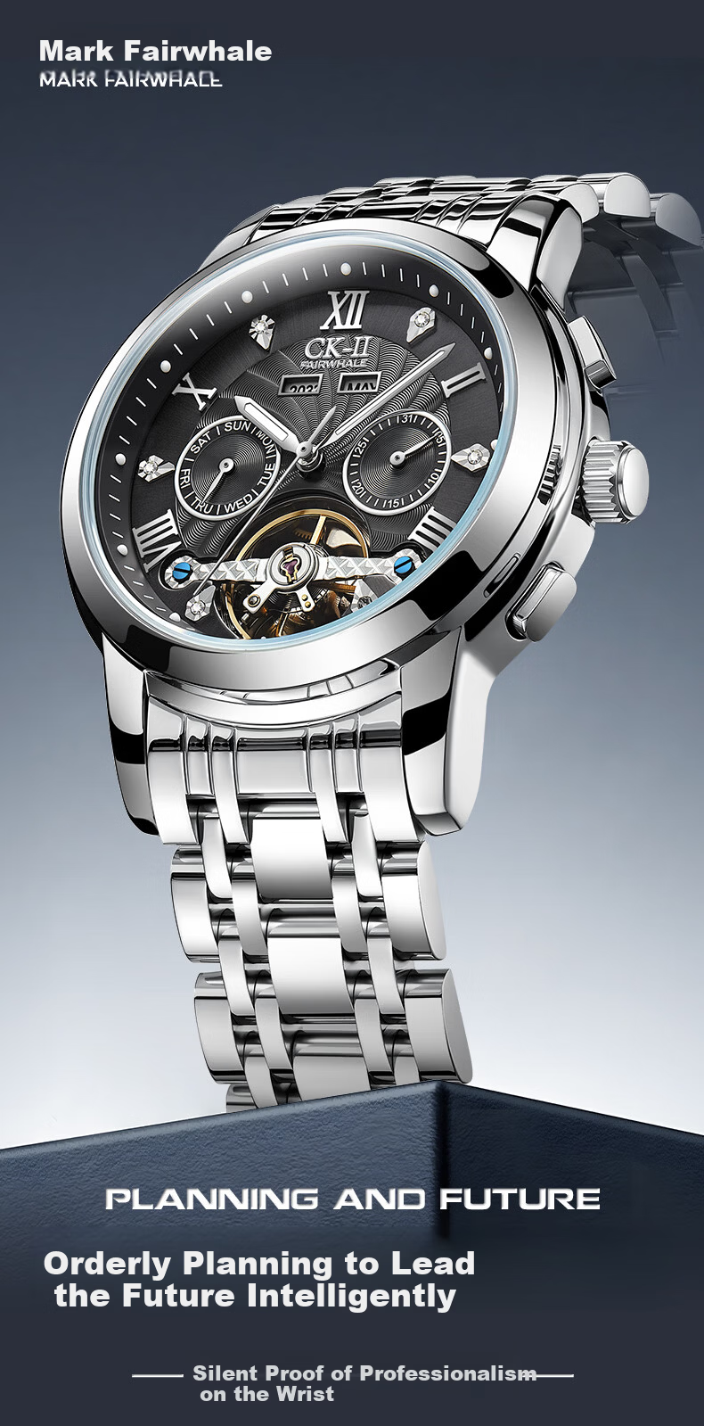 Mark Fairwhale CK-II Collaboration Men's Automatic Mechanical Watch Birthday Gift for Boyfriend 2026 New Top Ten National Watches 1