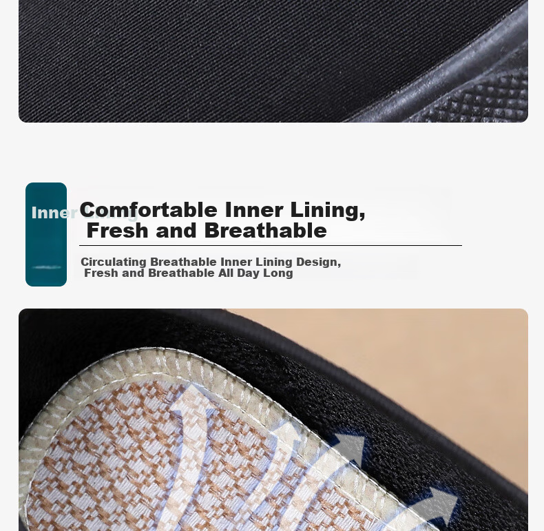 Yidisen Old Beijing Cloth Shoes Men Comfortable Casual Mugwort Breathable Work Black Cloth Shoes Non-slip Soft Sole Driving Shoes Black 39 7