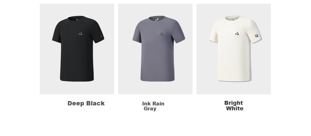 FILA Official Men's Knitted Short Sleeve Shirt 2026 Summer New Outdoor Sports Simple Basic Versatile T-Shirt 2