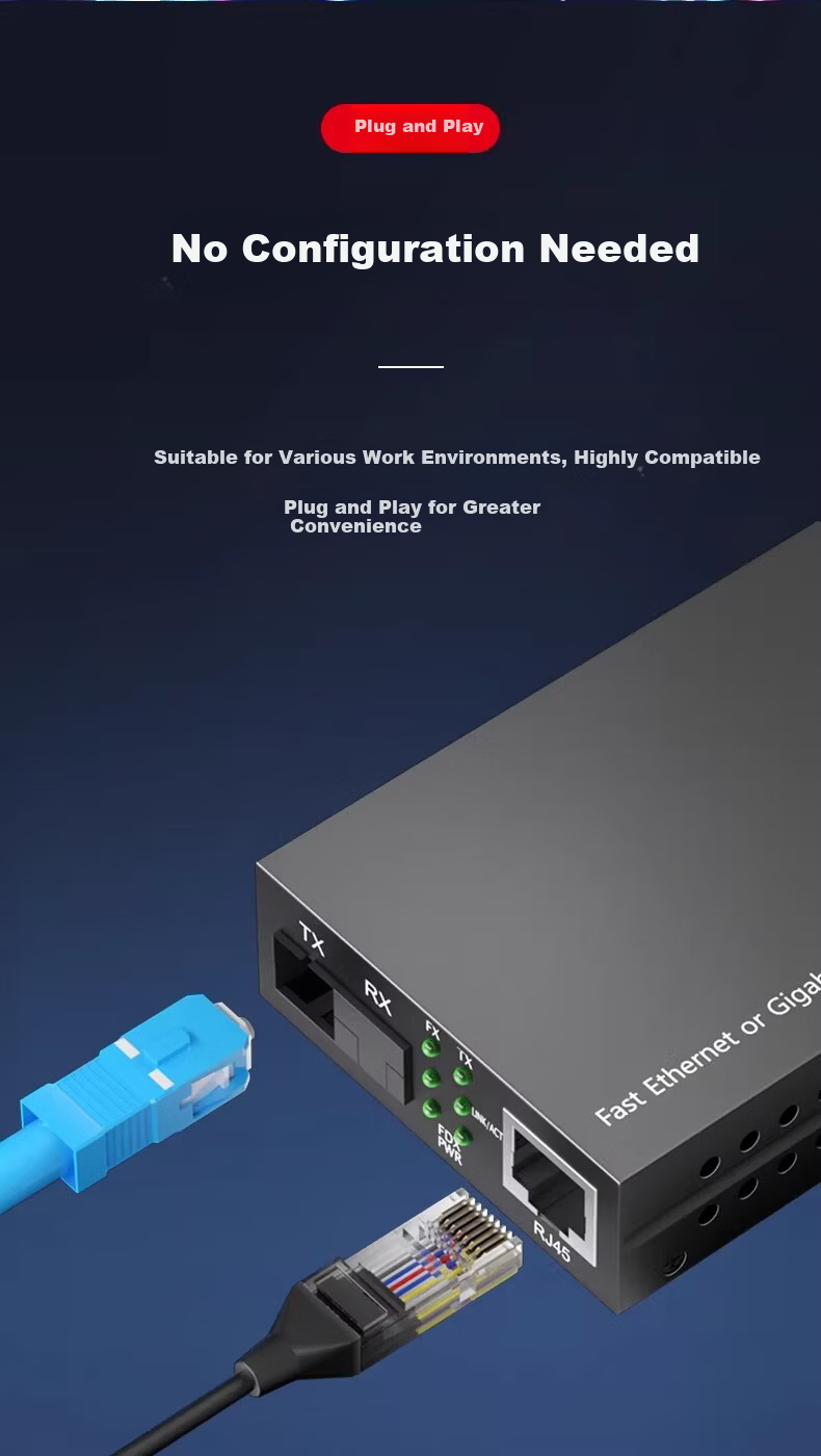 Ganwen Technology Fiber Optic Transceiver Single Gigabit/Ten-Gigabit Optical-Electrical Converter Fiber Modem Optical to Ethernet Converter 1 Optical 1 Electrical 1 Optical 2 Electrical Network Interf 5