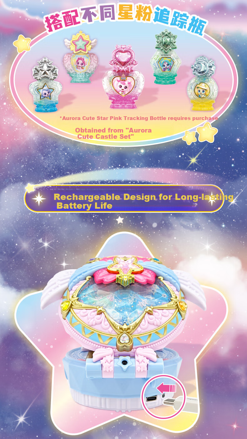 Qimiaomengko Toy Shining Meteor Mengko Playground Set Scene Combination Moonlight Starlight Mengko Girl New Year Gift 13