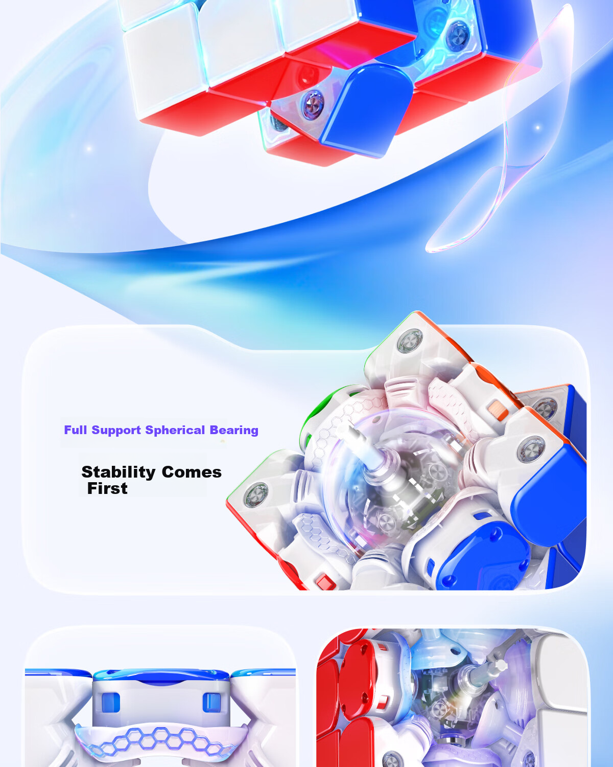 GAN Cube Smart 3x3 Children's Educational Puzzle Magnetic Online Competition AI Teaching June 1st Gift i4Leap Matte 8