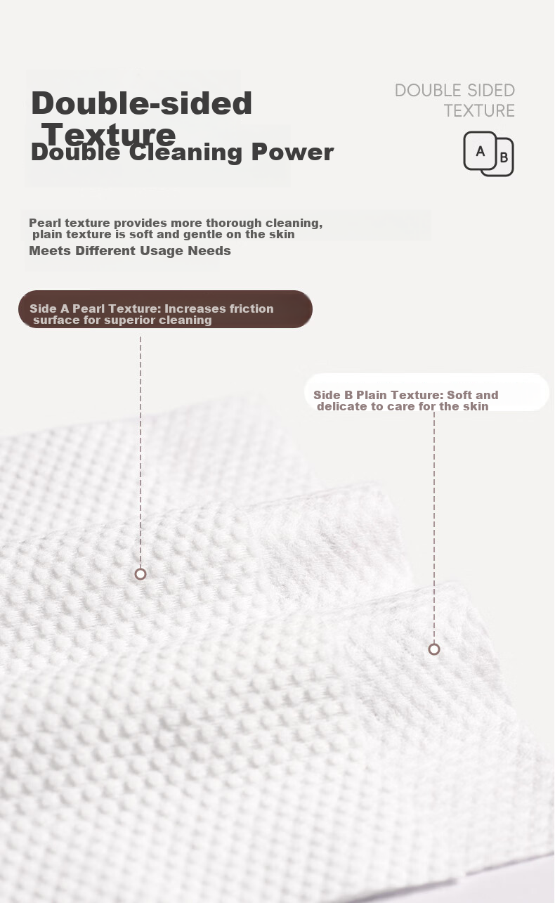 Dafi Wall-Mounted Disposable Thickened Large Facial Towel Hanging Extractable Soft Cleansing Cotton Dual-Use Dry and Wet Lint-Free Wipes 7
