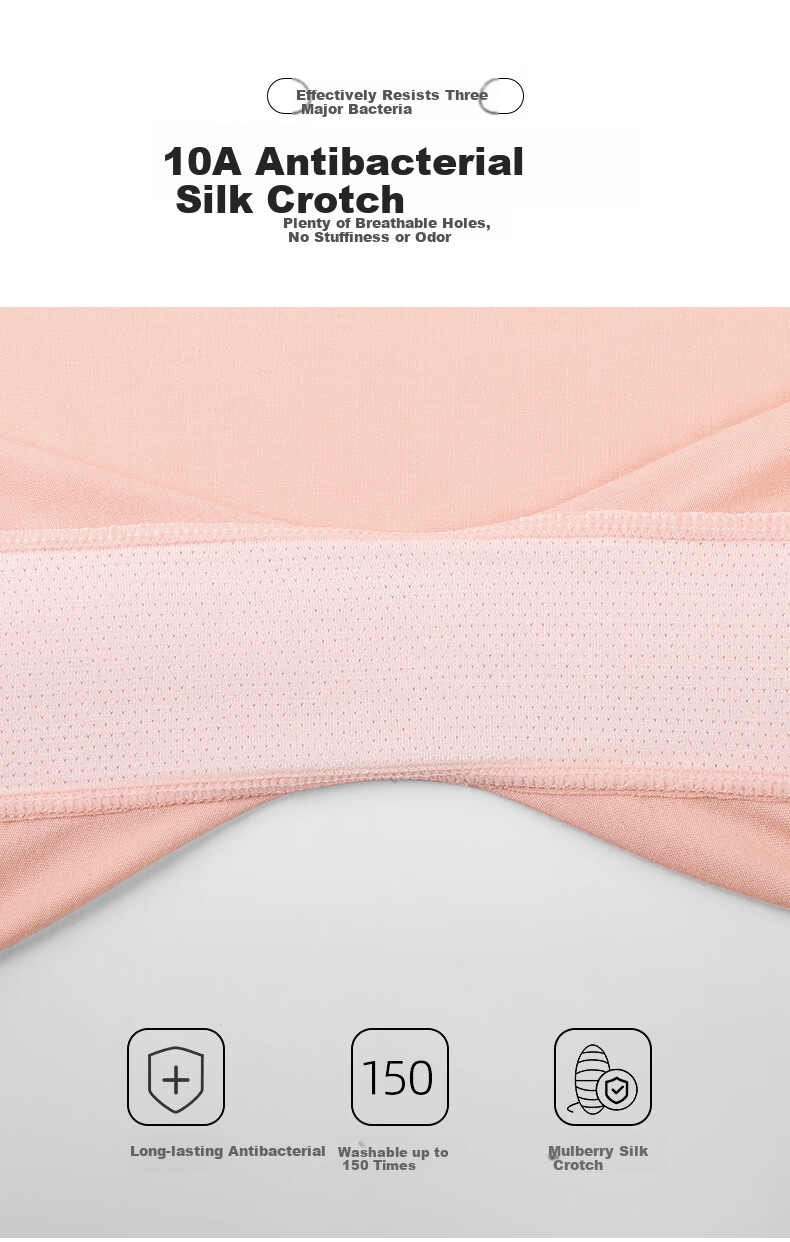 Miiow Kids Safety Shorts 3-Pack Girls Silk Gusset Three-in-One Anti-Exposure Boxer Briefs 9