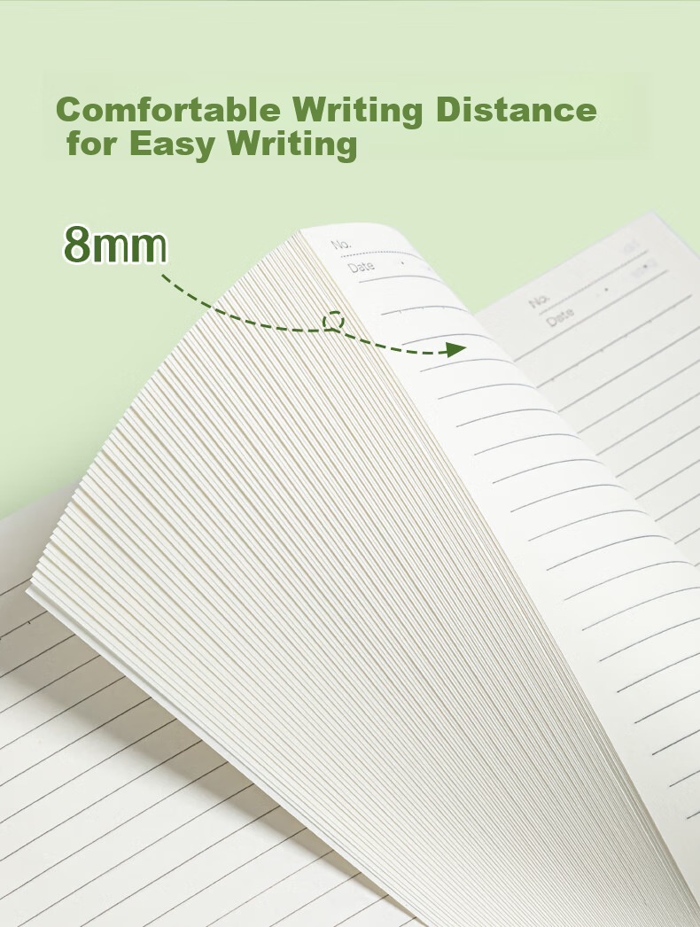 TRUECOLOR A5 50-Sheet Notebook for Students Office Supplies Softcover Journal Diary Exercise Workbook 4-Pack 2389C 8