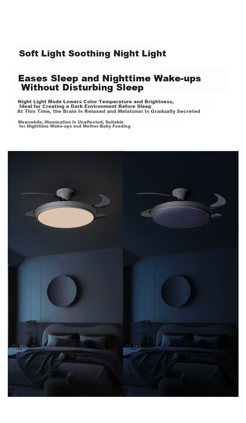 ARROW Eye Guard Max CAS Full Spectrum LED Fan Light Invisible Integrated Ceiling Light F1 12