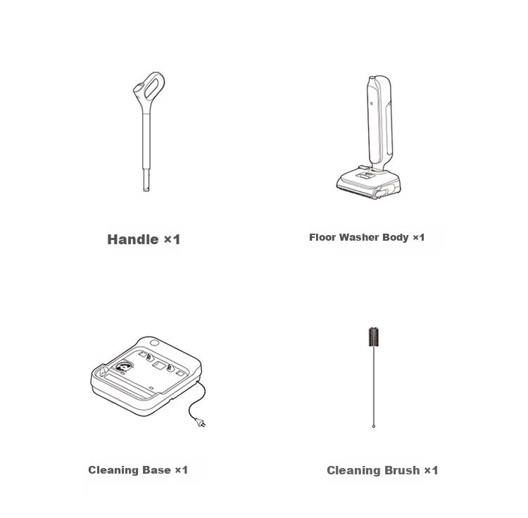 Mijia Xiaomi Floor Washer 5Pro 160℃ Steam Sterilization 26kPa Strong Suction Home Floor Washer and Mop 100℃ Boiling Water Self-Cleaning Anti-Tangle 68