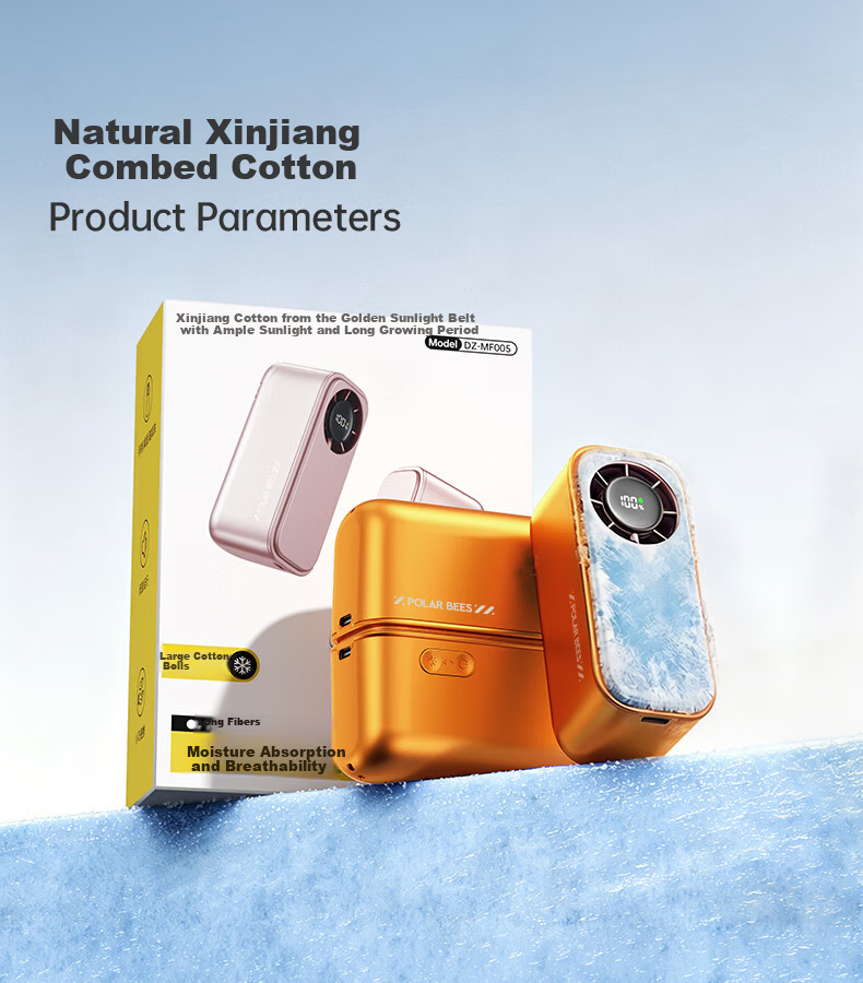 PolarBees Handheld Mini Fan | 100-Level Cooling | Ultra Mini Lightweight | 2026 New Long-Lasting High-Speed Portable Semiconductor Cooling Fan 19