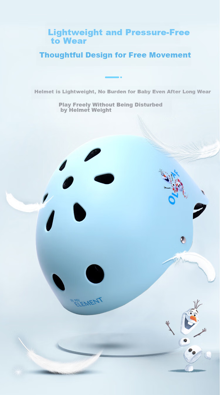 Disney Kids Adjustable Helmet for Roller Skating, Scooter, Bicycle Riding, Anti-Fall Protective Gear, Balance Bike, Girl Elsa 5