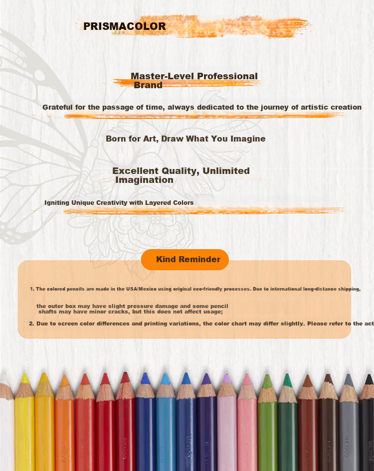 Thunder Horse Oil-Based Colored Pencils Frida Limited Edition Collaboration Set Gift Box (132 Colors + 20 Blind Box Pencils) Drawing Pencils Mother's Day Children's Day Gift 22