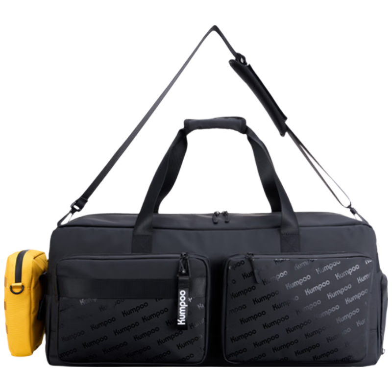 KUMPOO KB-369 Black Waterproof Large Capacity Single Shoulder Badminton Bag - Wang Xiaoyu Edition