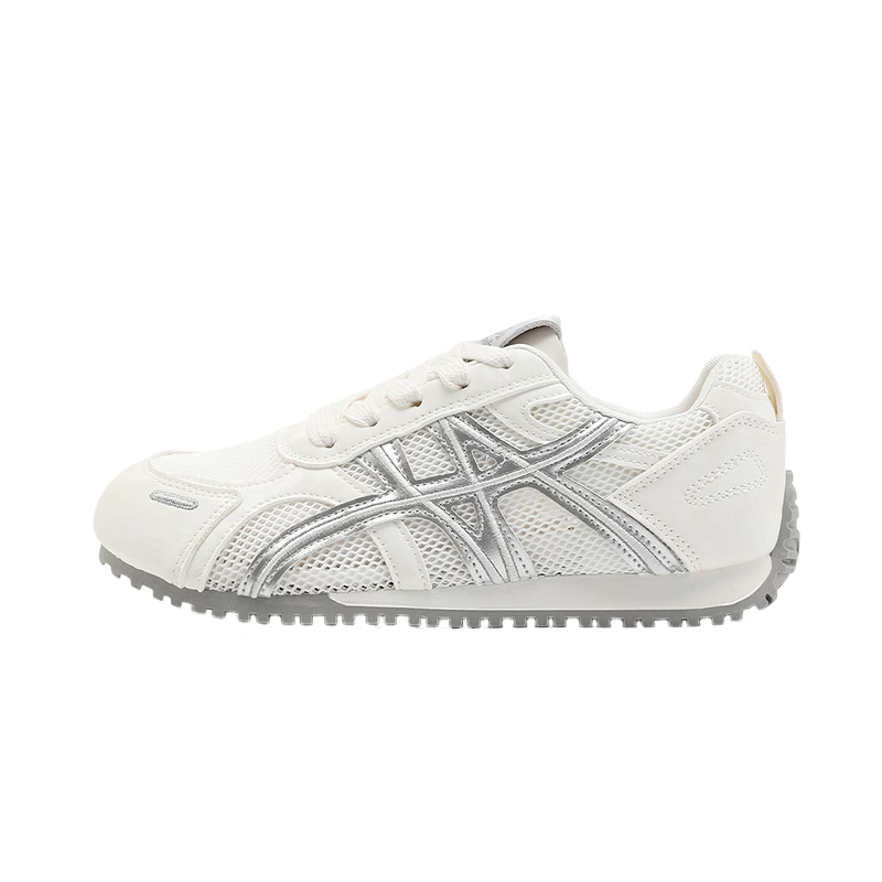 La Chapelle Women's Summer Lightweight Breathable Mesh Sneakers Casual Sports Shoes 1072 Moonlight Silver Size 36