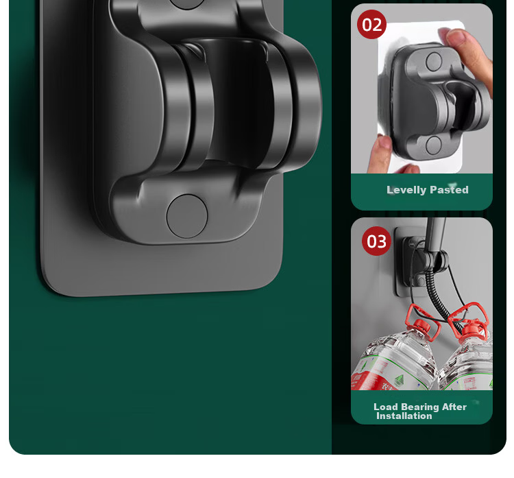 Jiayun [New German Style] Adjustable Rotatable Pressurized Shower Head with Switch High-Pressure Water Flow 32