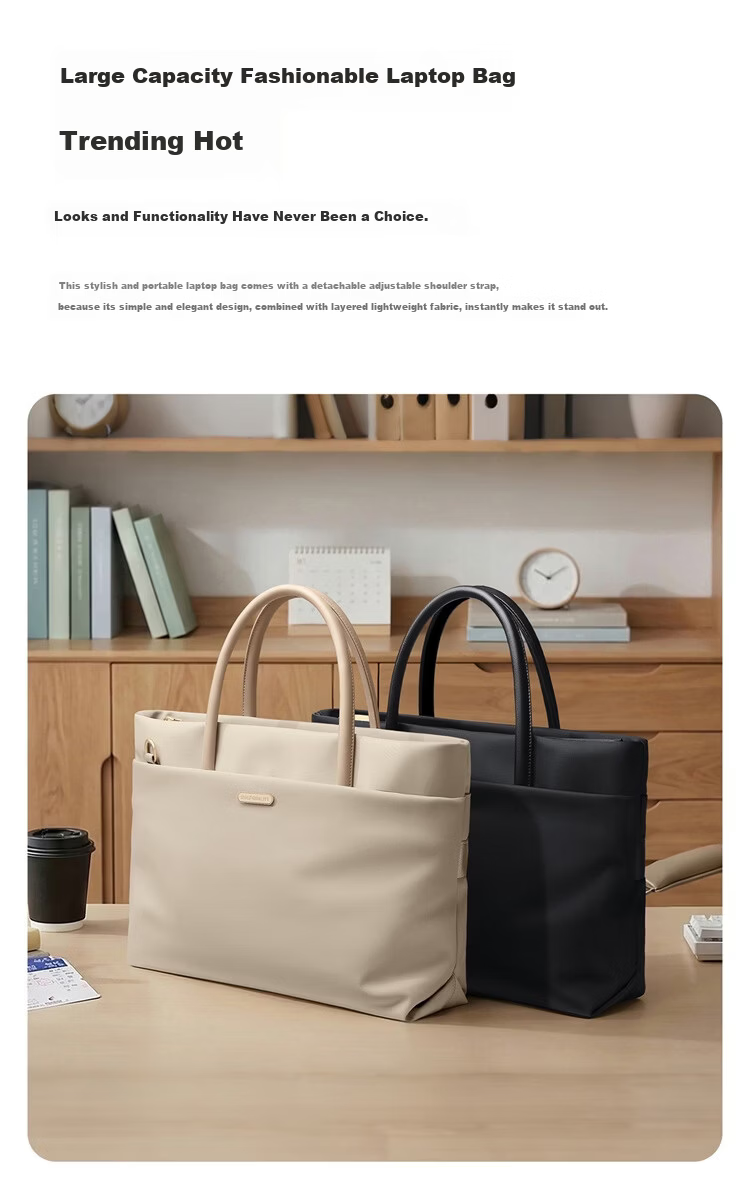 GOLF Women's Business Laptop Bag 14/15 Inch Briefcase for Huawei Apple High-Style Shoulder Crossbody 4