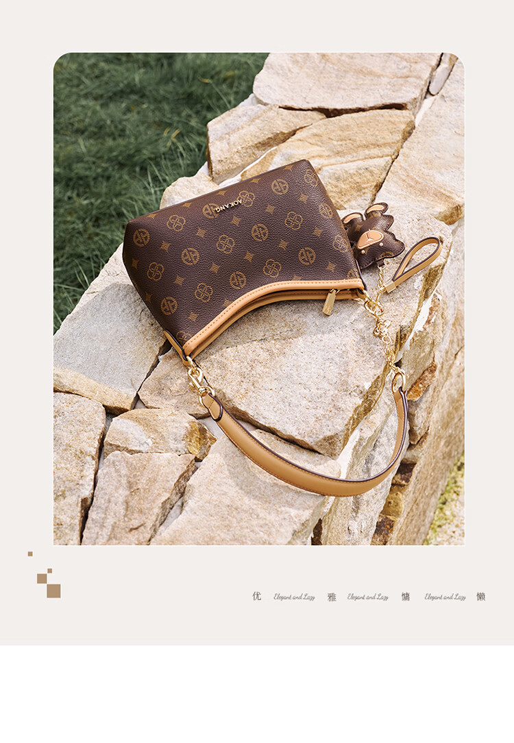 Aokang Women's Bag 2026 New HOBO Underarm Tote Light Luxury Crossbody Shoulder Bag Birthday Gift for Girlfriend Wife 4