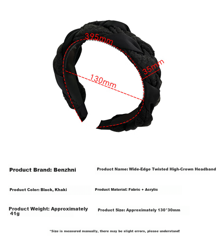 Banjeni Hair Clip and Headband for Women, Wide and High Crown with Teeth, Suitable for Short Hair, Gentle on Hair, Cute, Light Luxury, Minimalist, Premium Feel 2
