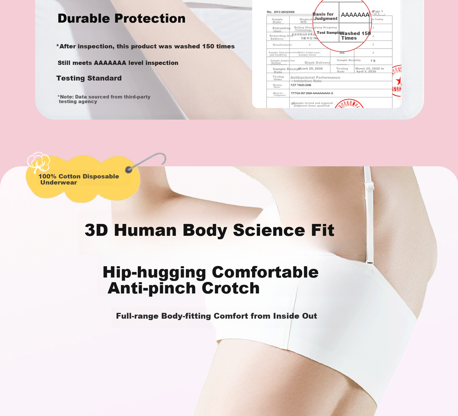 REALLOVE·F Disposable High-Waist Cotton Sterile Maternity Postpartum C-Section Women's Underwear, Individually Packaged, Plus Size, Daily Use 20