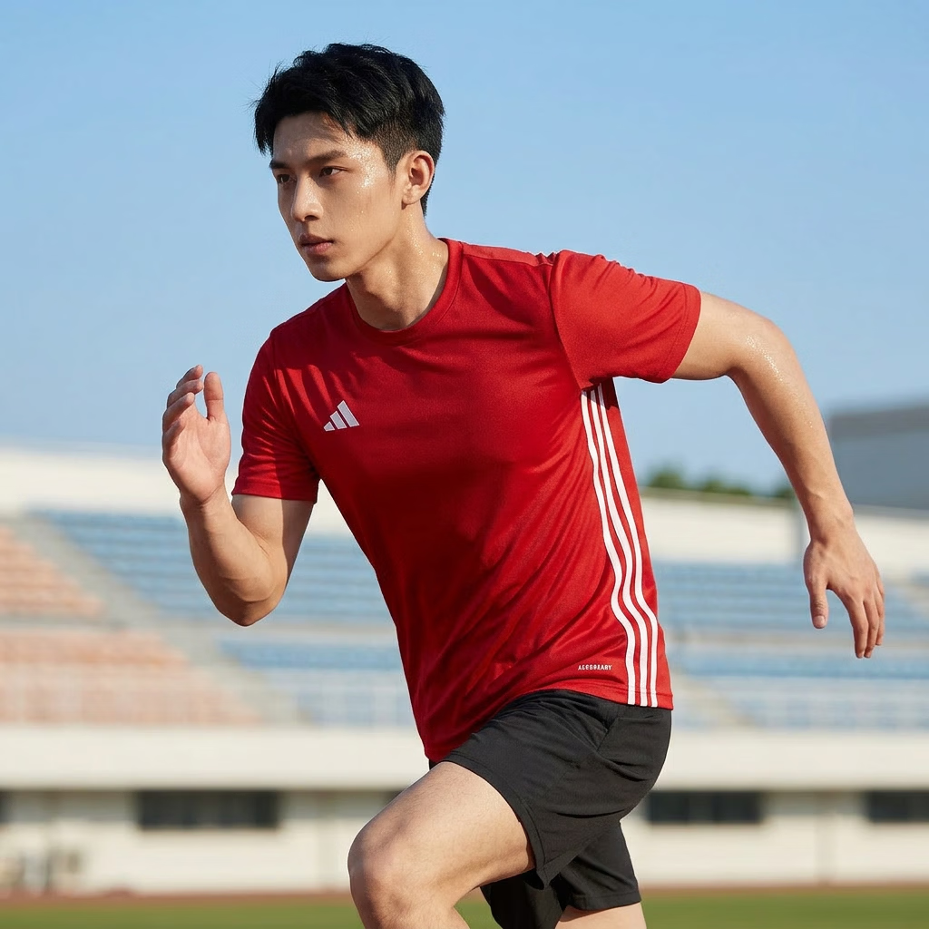 Adidas Unisex Football Series GCA TEAM JSY Sports Short Sleeve JW9919 Energy Red S 4