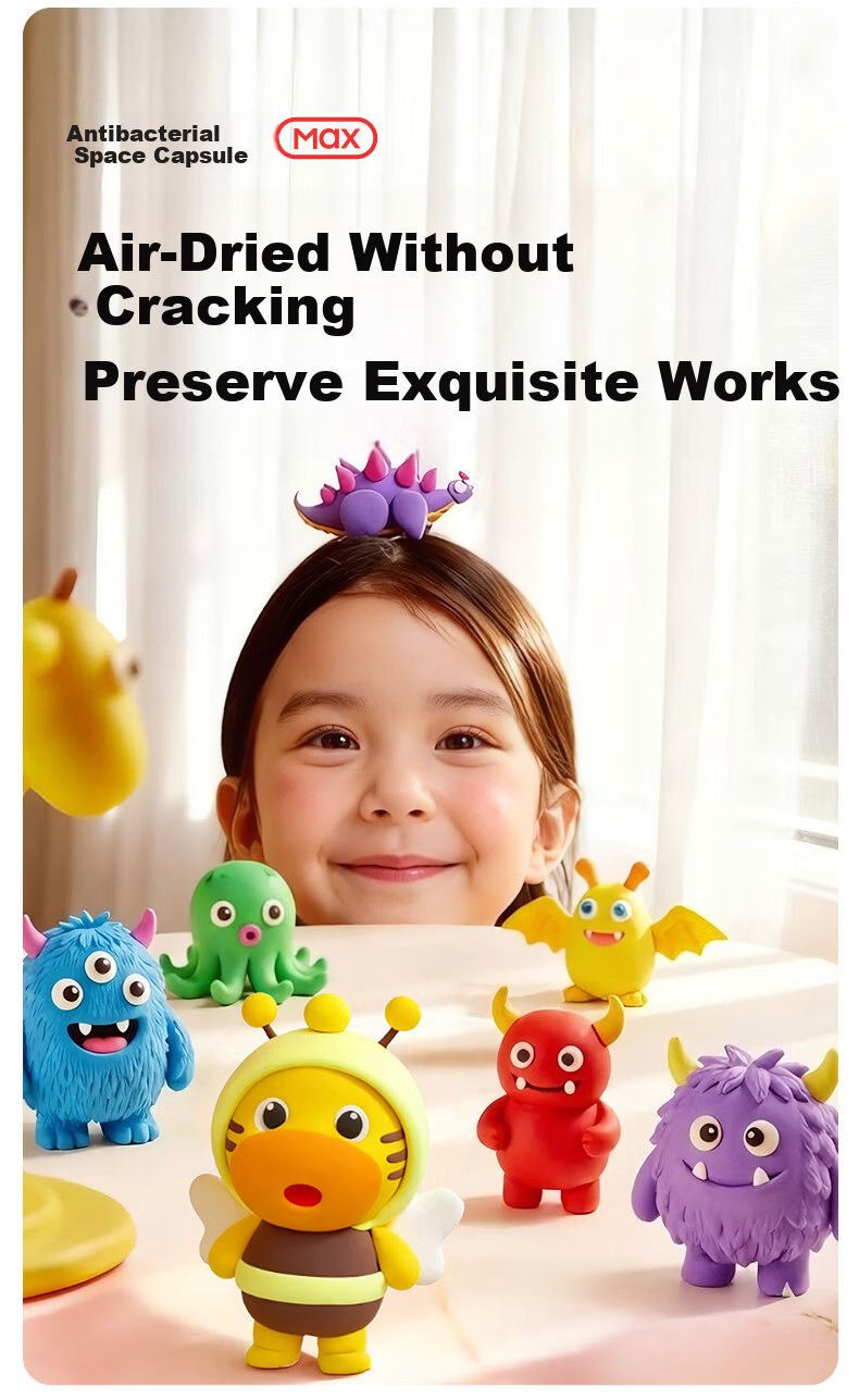 Floating Large Flat Ultra-Light Clay 36 Colors Non-Toxic Odorless Clay Educational Handmade Toy Children's Day Gift 22