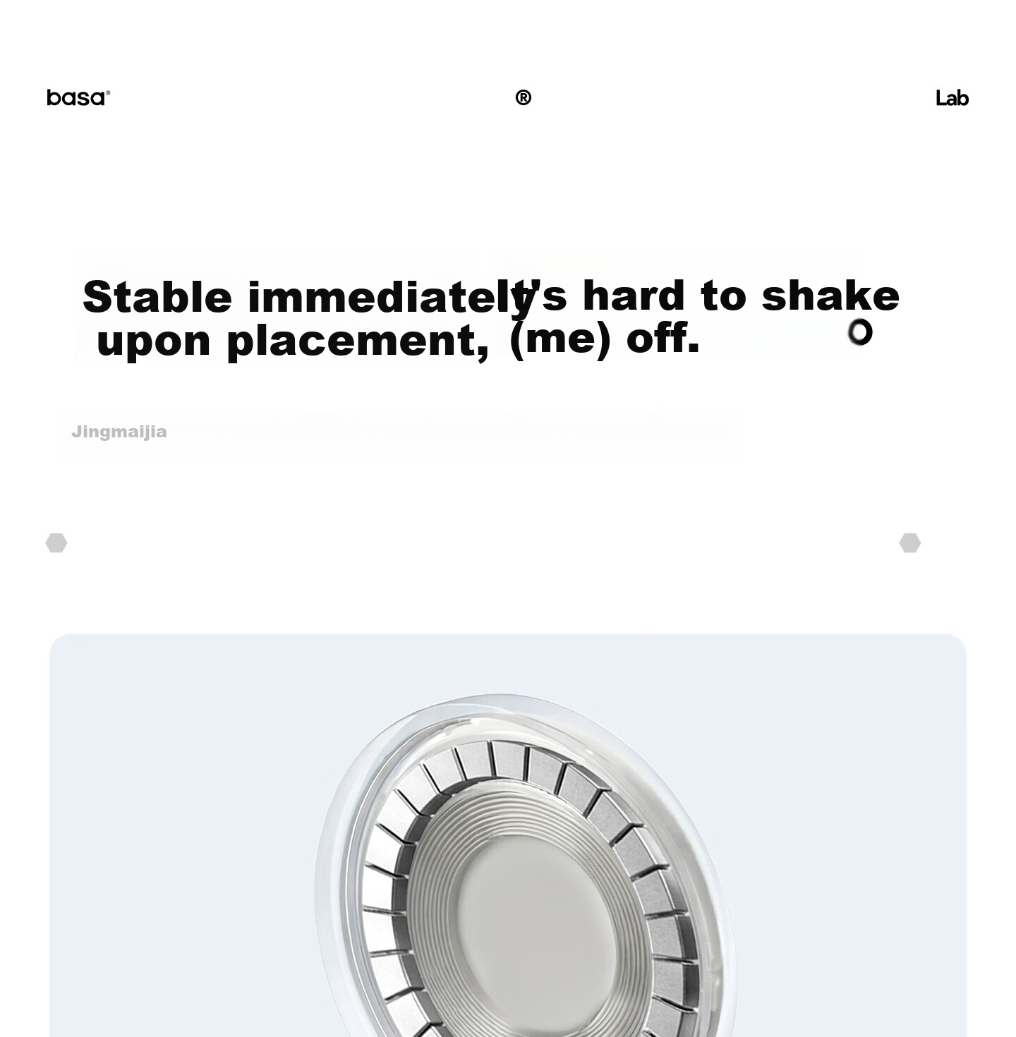 Basa Car Phone Holder Vacuum Suction Cup 2026 New Universal Car Navigation Mount for Tesla Audi CH3 Blue 8
