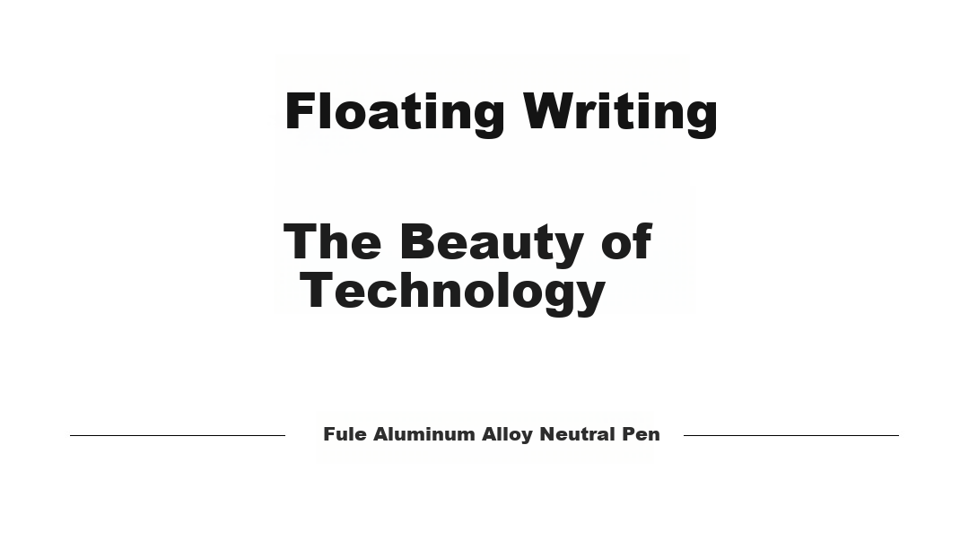 KACO Future Floating Metal 0.5mm Gel Pen Black Ink Carbon Pen Yao Yan Black Single Transparent Box FLOAT Fule 2