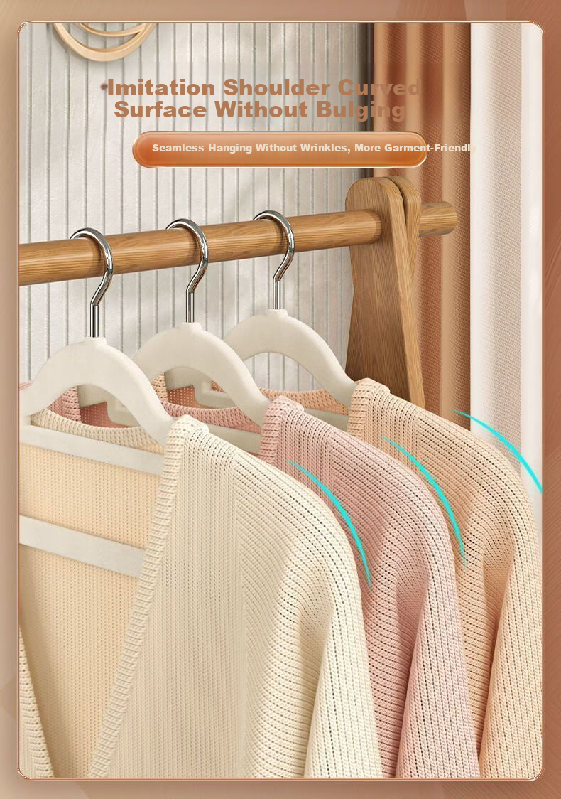 BAGKKO Velvet Hangers 10-Pack Dual-Purpose Non-Slip Clothes Hangers with Shoulder Protection 4