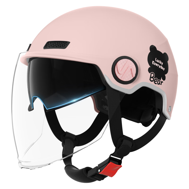 Feige Suprek New National Standard Class A 3C Certified Electric Bike Helmet for Women and Men Motorcycle Full Helmet Half Helmet Four-Season Sun Protection Summer Safety Helmet C06 Soft Matte Pink wi