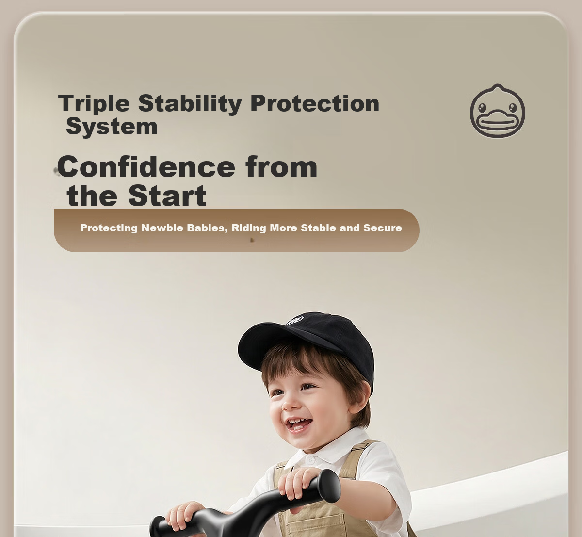 Lede Children's Balance Bike, Toy for Boys And Girls Aged 1-2 Years Old, Birthday Gift, First Meeting Present, Four-Wheel Gliding Scooter 9
