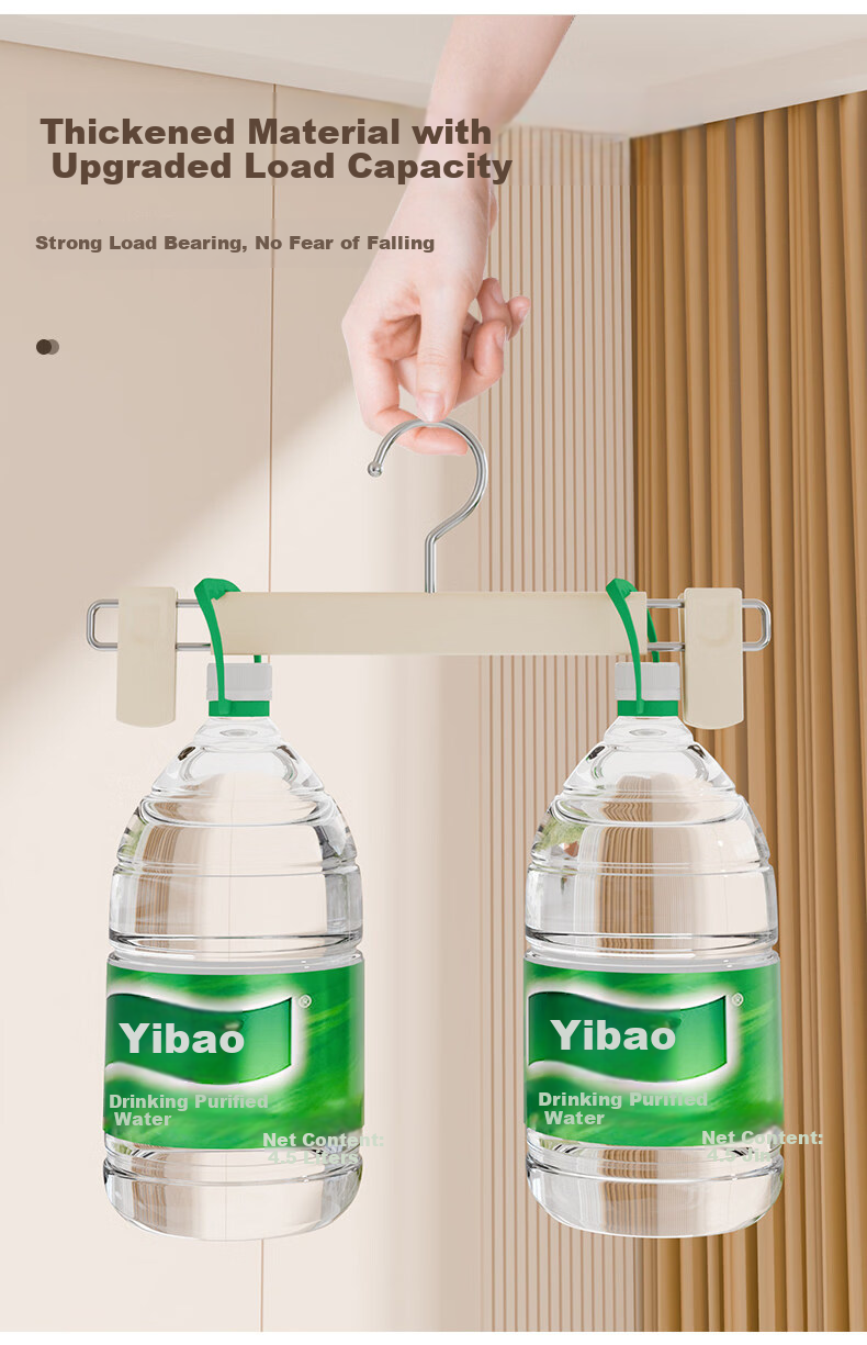 FAJIENUO Pants Hanger Clips Household Clothes Hanger with Clips for Hanging Pants Non-Marking Strong Anti-Slip JK Skirt Underwear Drying Rack 6