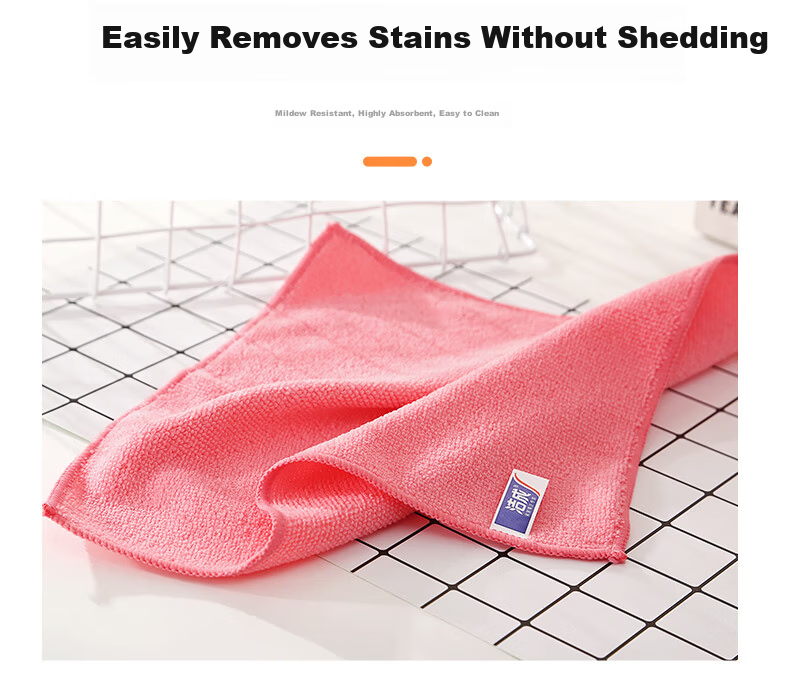 Jiecheng Colored Stripe Sponge Scouring Pads 11x7x3cm 4-Pack Kitchen Dishwashing Oil Removal Sponges 3